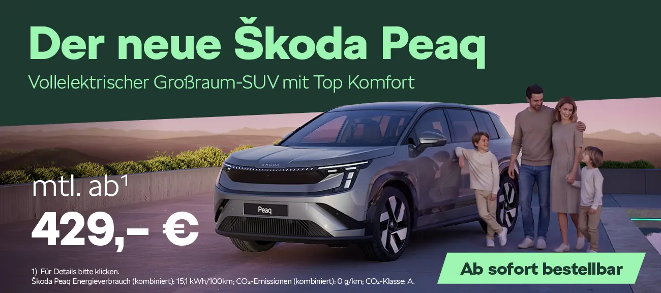 Online neuer Skoda Peaq